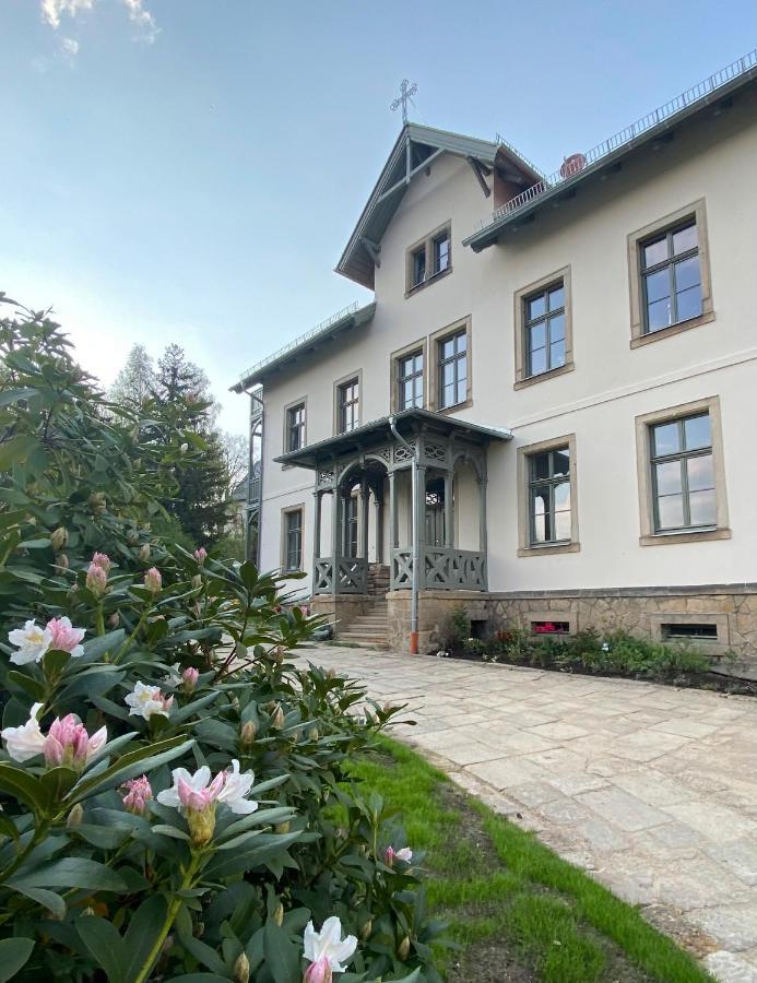Апартаменты Altes Pfarrhaus Папстдорф Экстерьер фото