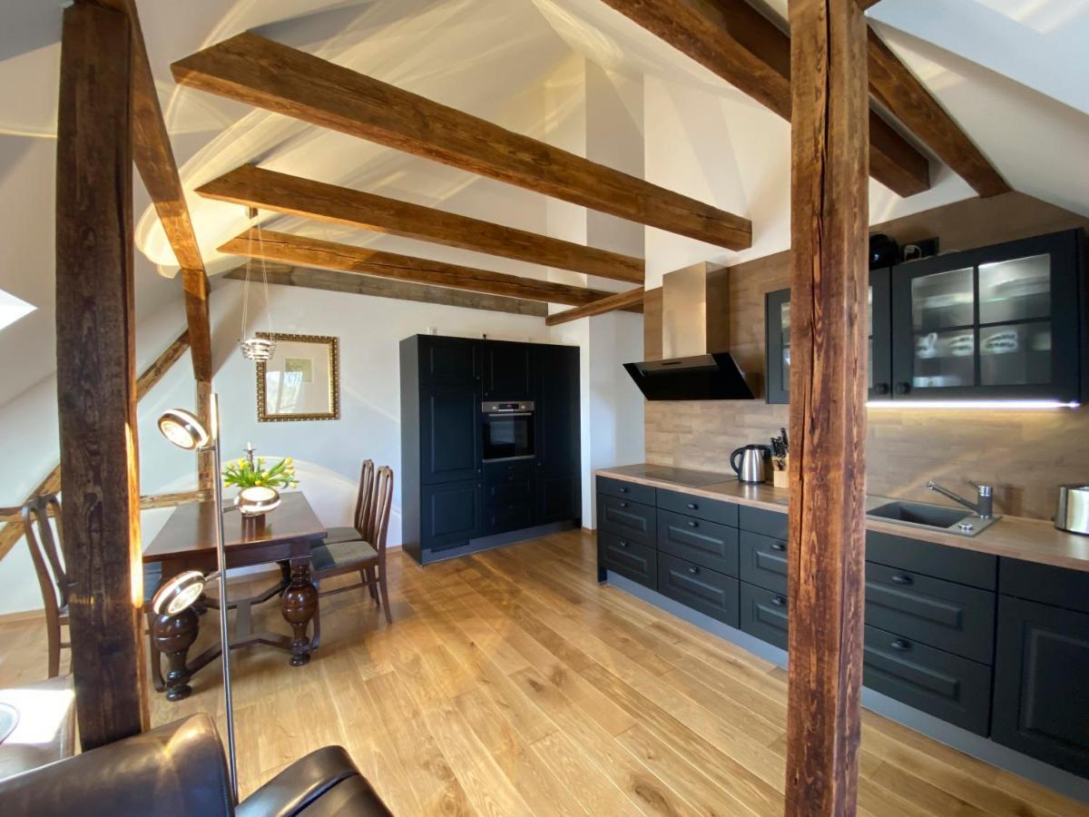 Апартаменты Altes Pfarrhaus Папстдорф Экстерьер фото